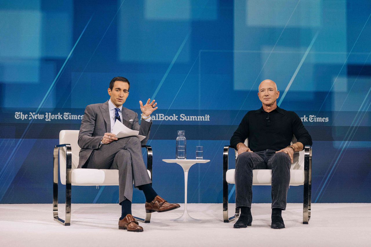 Jeff Benzos deal summit New York Times