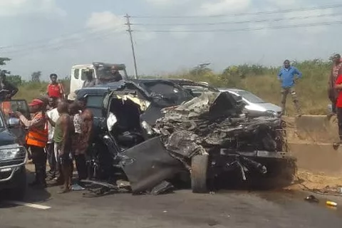 Anthony Joshua accident in Nigeria