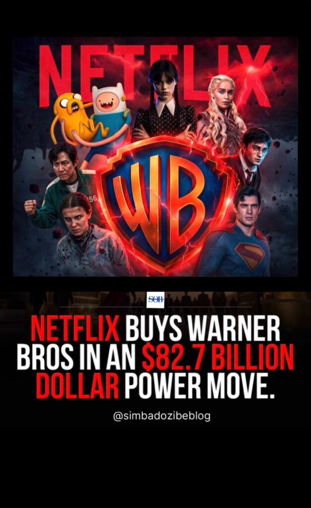 Netflix buys Warner Bros production