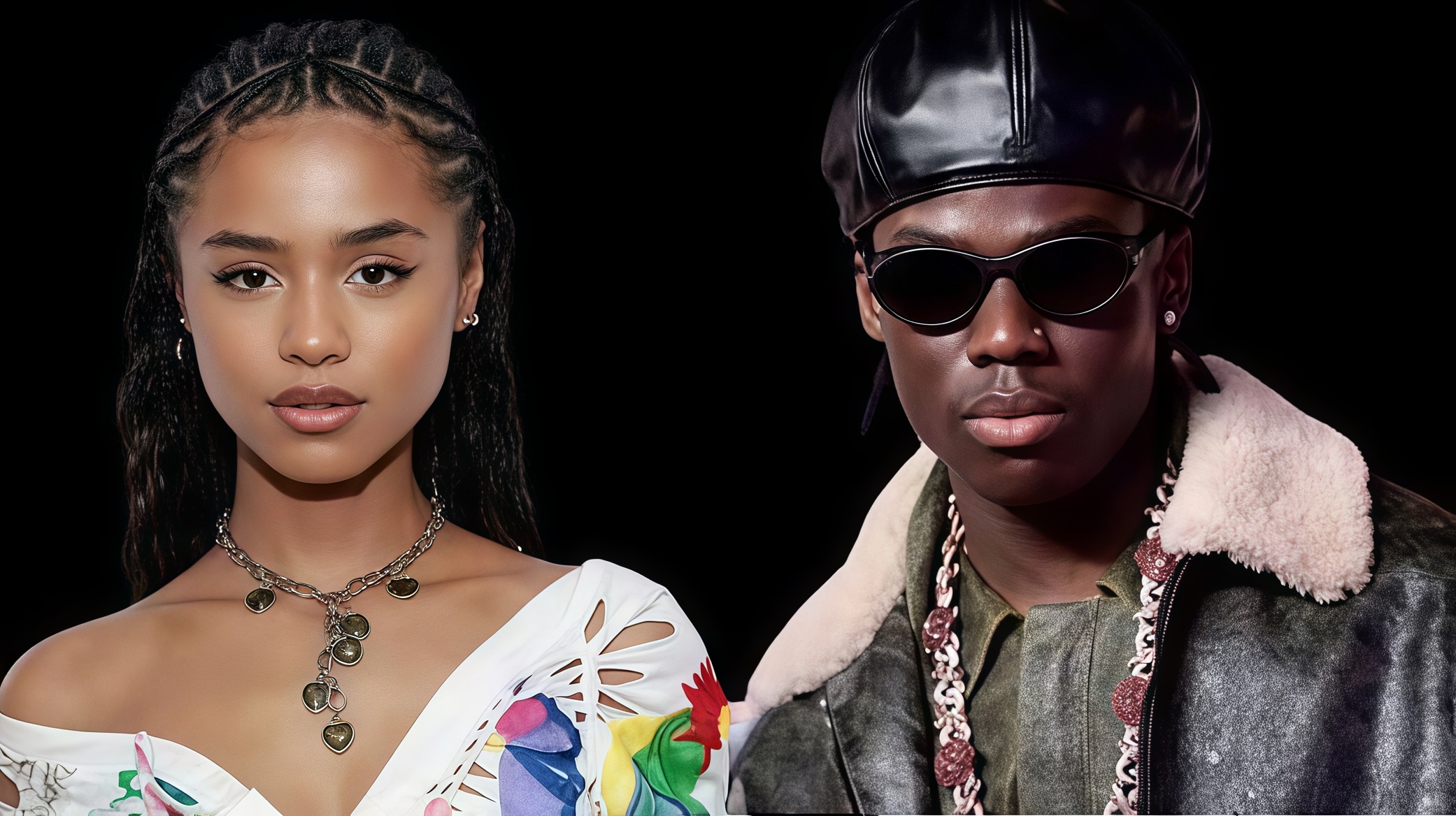 An image showing Nigeria Nigeria musician known as Rema and popular south Africa musician known as tyla 