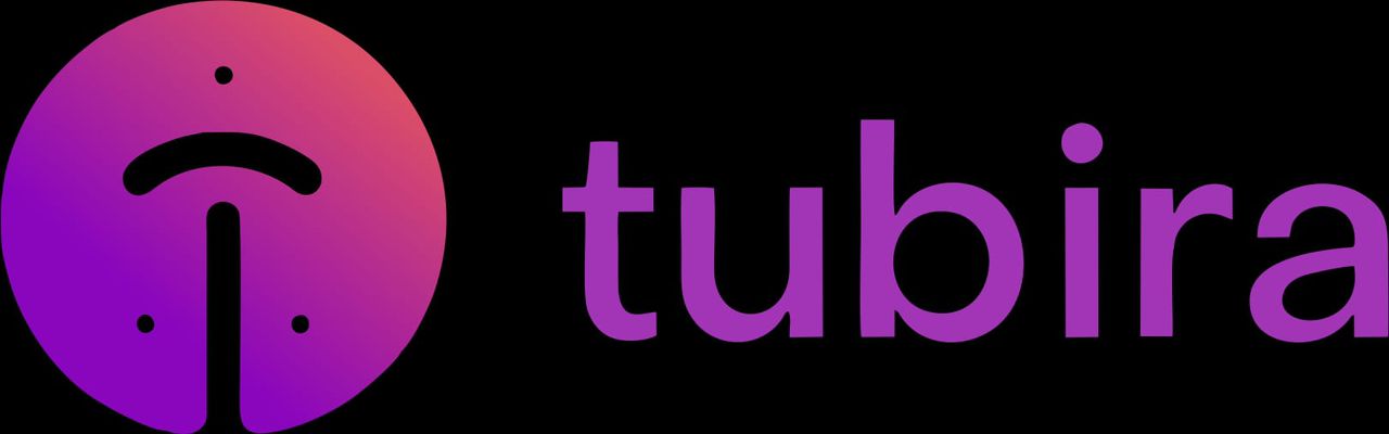 An image showing Tubira  logo in a banner format 