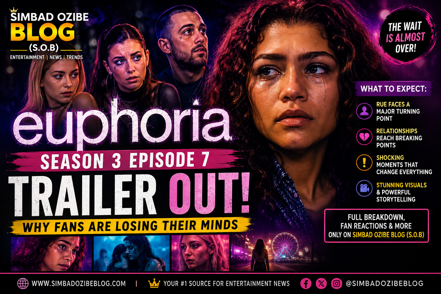 An image showing euphoria season 3 episode 7 cast
