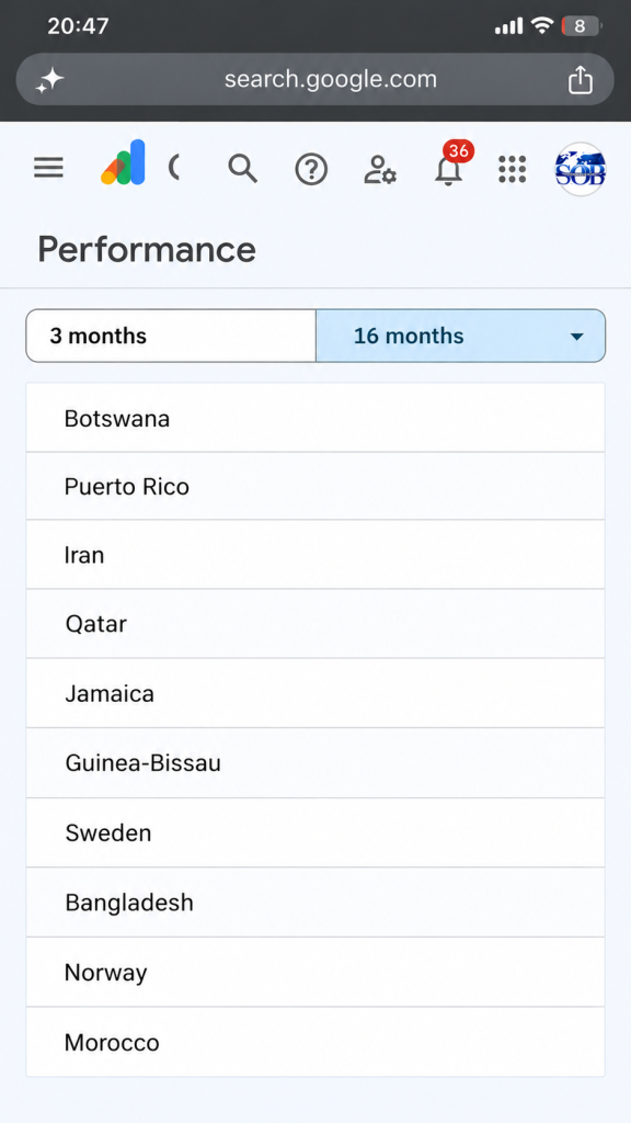 North American and Caribbean locations represented in the country-level report