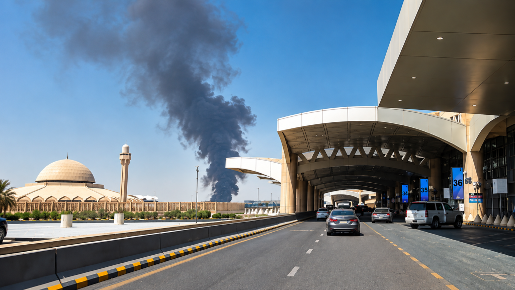 New Riyadh Airport Strike Kills One and Injures 11 as Saudi Security Crisis Deepens